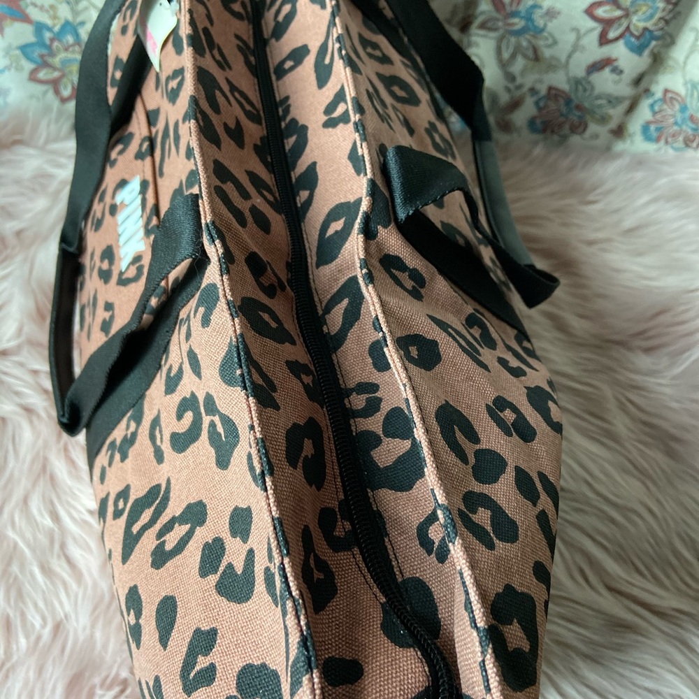 Pink VS weekender canvas tote - Picture 5 of 7